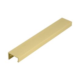 Burlington 300mm Satin Brass Angled Edge Pull - By Frelan Hardware - BUR912SB