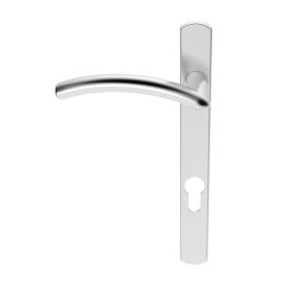 Serozzetta Verde Lever On Narrow Plate (L/H) - Satin Chrome