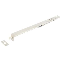 Jedo Brass Lever Action Flushbolts 305x20mm Satin Nickel - By Frelan Hardware - JV5640ESN