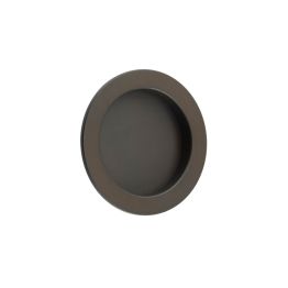 Burlington Circular Flush Pull Dark Bronze - By Frelan Hardware - BUR215DB