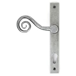 Pewter Monkeytail Slimline Lever Espag. Lock Set - RH