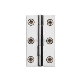 Heritage Brass Hinge Brass 2" X 1 1/8" Polished Chrome finish