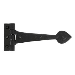 Textured Black 10½" Cast T Hinge (pair)