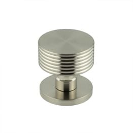 Ribbon Satin Nickel Mortice Knob - By Frelan Hardware - JV802SN