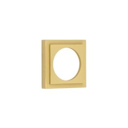 Burlington Stepped Square Outer Rose for Burlington Escutcheon Satin Brass - By Frelan Hardware - BUR173SB