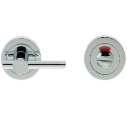 Jedo Designer Easy Turns & Releases 50mm Round Rose with Indicator 50mm Polished Chrome - By Frelan Hardware - JV2888PC