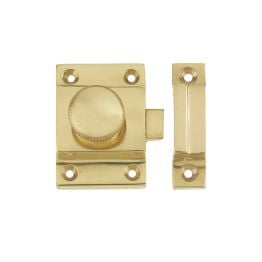 Jedo Cabinet Catch 56x36mm Polished Brass - By Frelan Hardware - JV360PB