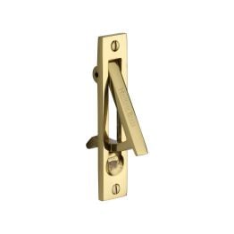 Pocket Door Edge Pull Polished Brass finish