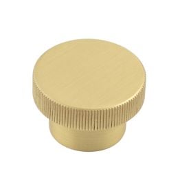 Thaxted Cupboard Knobs 40mm Satin Brass - By Frelan Hardware - HOX240SB