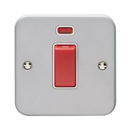 Eurolite Metal Clad 45Amp Switch with Neon Indicator Metal Clad