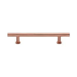 Heritage Brass Cabinet Pull T-Bar Design with 16mm Rose 160mm CTC Satin Rose Gold Finish