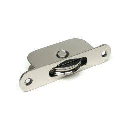Polished Marine SS (316) Radiused Sash Pulley 75kg