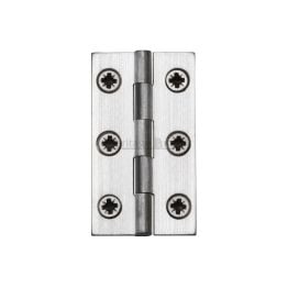 Heritage Brass Hinge Brass 2" X 1 1/8" Satin Chrome finish