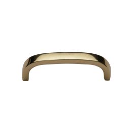 Heritage Brass Cabinet Pull D Shaped 89mm CTC Polished Brass Finish