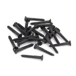 Black 8x1¼" Countersunk Screws (25)