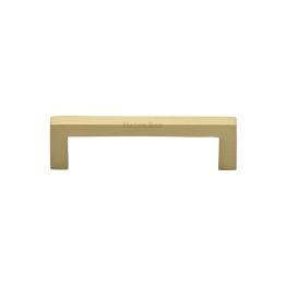 Heritage Brass Cabinet Pull City Design 96mm CTC Satin Brass Finish