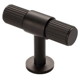 Lines T-Bar Knob - Matt Black