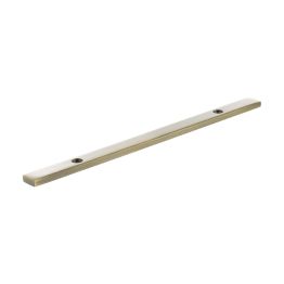 Millhouse Brass Long Narrow Cabinet Handle Backplate 128mm - Antique Brass
