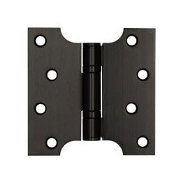 Parliament Ball Bearing Hinge 102x102x3mm Matt Black - By Frelan Hardware - J9449MB