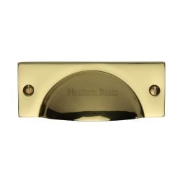 Heritage Brass Drawer Pull Cheshire Design Polished Brass finish