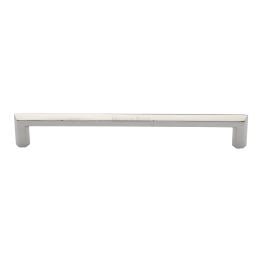Heritage Brass Cabinet Pull Hex Profile Design 203mm CTC Polished Nickel Finish