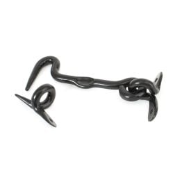 Black 4" Forged Cabin Hook