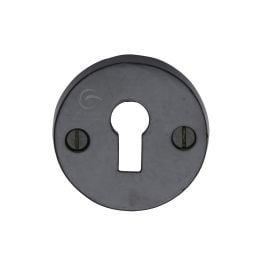 Black Iron Rustic Key Escutcheon