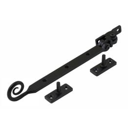 Curl Casement Stay (8" / 200mm) - Flat Black