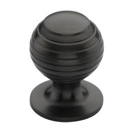 Heritage Brass Cabinet Knob Beehive Design 38mm Matt Bronze finish