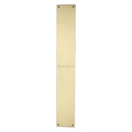 Heritage Brass Fingerplate 500mm Polished Brass finish