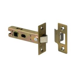 75mm Antique Brass Tubular Latch - By Frelan Hardware - JL121AB