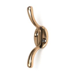 Polished Bronze Newbury Cleat Hook