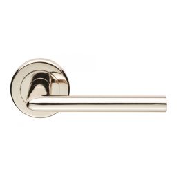 Serozzetta Dieci Lever On Rose Retail Packaging - Polished Nickel
