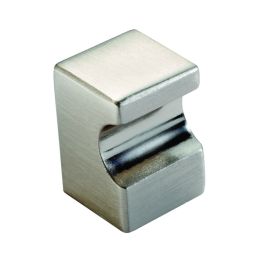 Square Knob 18mm - Satin Nickel