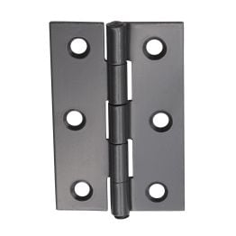NON CE Mild Steel Butt Hinges - Gunmetal Grey