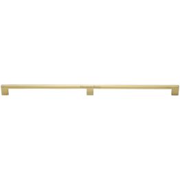 Heritage Brass Cabinet Pull Metro Design 480mm CTC Matt Black Finish