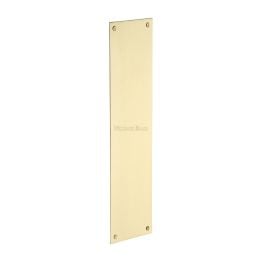 Heritage Brass Fingerplate 305mm Satin Brass finish