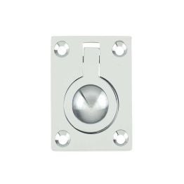 Jedo 50x63mm Flush Rings 50x63mm Polished Chrome - By Frelan Hardware - JV424BPC