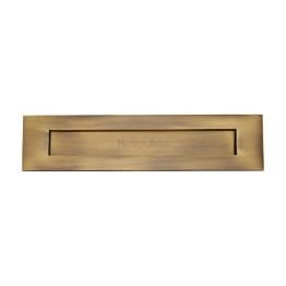 Heritage Brass Letterplate 13" x 3" Antique Brass finish