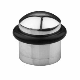 Floor Mounted Door Stop - Polished Chrome