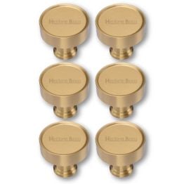 Heritage Brass Cabinet Knob Florence Design 32mm Satin Brass finish