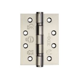 Certifire Stainless Steel Grade 13 Ball Bearing Hinges (PCK 3) 102x76x3mm Satin Stainless Steel - By Frelan Hardware - J9533SSS