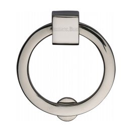 Heritage Brass Round Drop Pull 63mm Polished Nickel finish