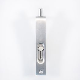 Sunk Slide Flush Bolt - Satin Nickel