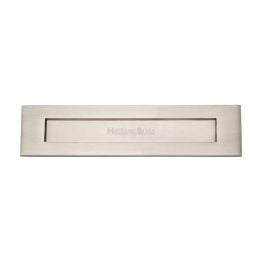 Heritage Brass Letterplate 13" x 3" Satin Nickel finish