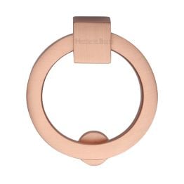 Heritage Brass Round Drop Pull Satin Rose Gold finish