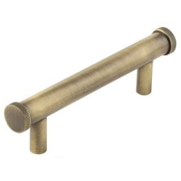 Hoxton Thaxted Cabinet Handles 96mm Ctrs Antique Brass - By Frelan Hardware - HOX250AB