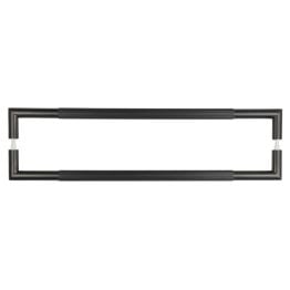 Three One Six Linear Pull Handles 600x25mm Back to Back Black - By Frelan Hardware - JMB15
