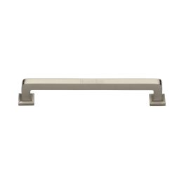 Heritage Brass Cabinet Pull Square Vintage Design 152mm CTC Satin Nickel Finish