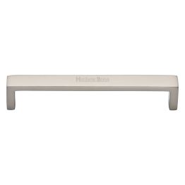 Heritage Brass Cabinet Pull Wide Metro Design 152mm CTC Satin Nickel Finish